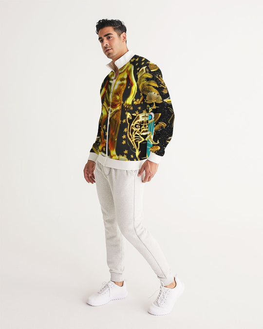 Outer Space Abstrak Men's All-Over Print Track Jacket