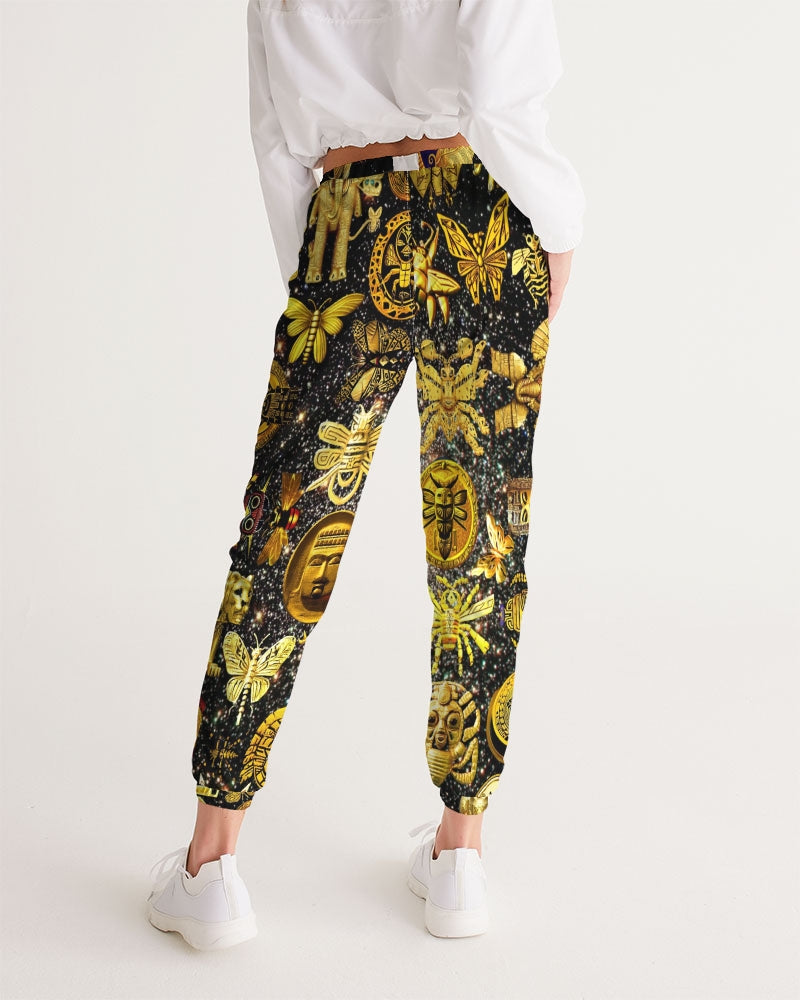 Eye and Face Abstrak Women's All-Over Print Track Pants