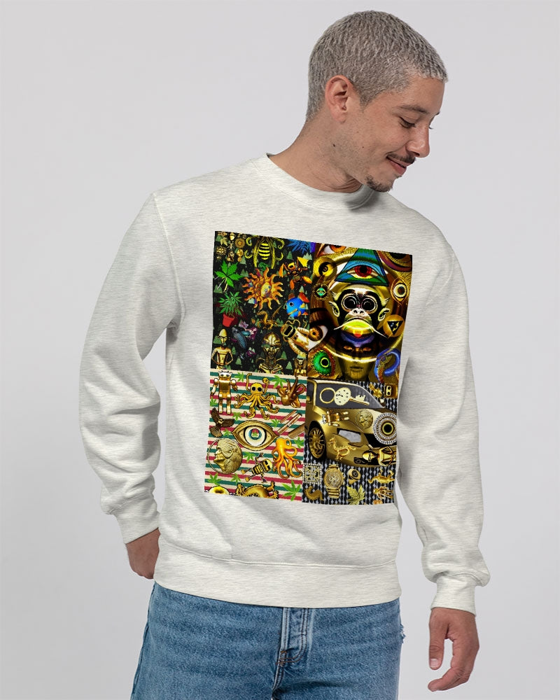 Outer Space Abstrak Unisex Premium Crewneck Sweatshirt | Lane Seven