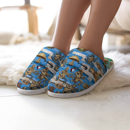 Flannel Ladies Cotton Slippers