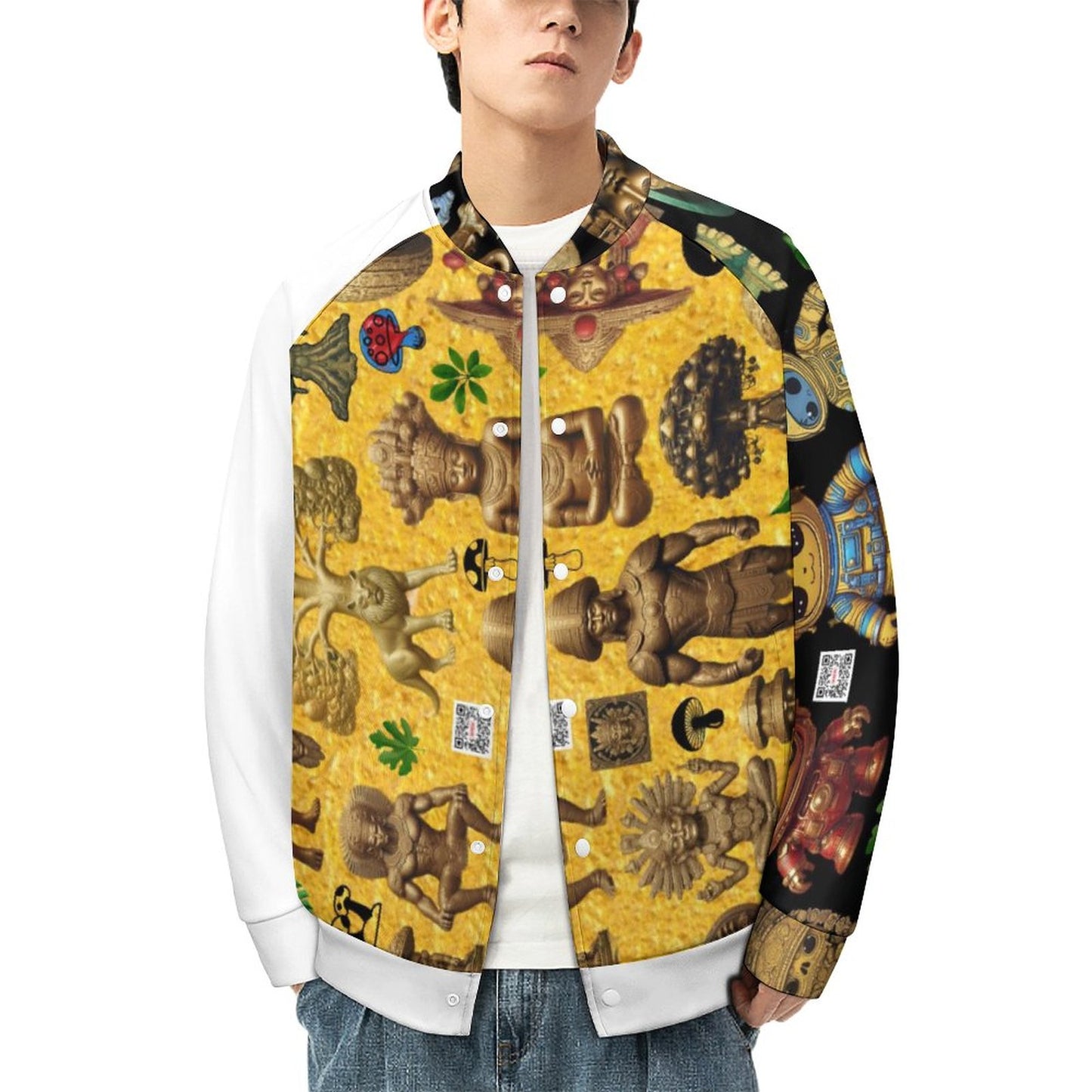 Men's Baseball Jacket (All-Over Printing)