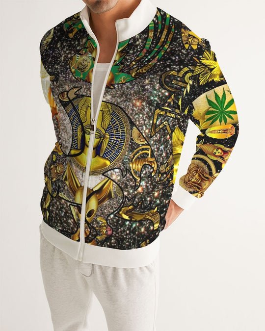 Ancient Abstrak Men's All-Over Print Track Jacket