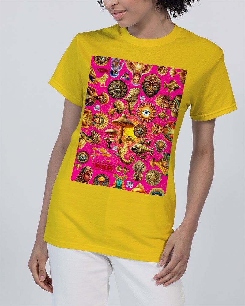 Eye and Face Abstrak Unisex Heavy Cotton T-Shirt | Gildan