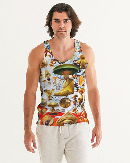 Illustration Abstrak Men's All-Over Print Tank