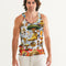 Illustration Abstrak Men's All-Over Print Tank