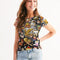 Womens Abstrak Women's All-Over Print Tee