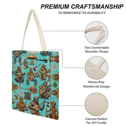 Martin Canvas Tote Handbag-15"x18"/38x46cm (Dual-sided Printing)