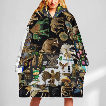 310gsm Wearable Sweater Blanket Oversize MTY01 (All-Over Printing)