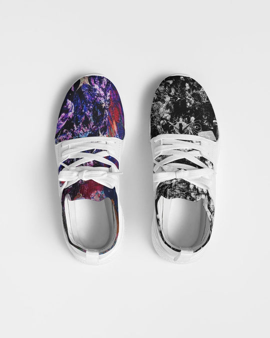 Galaxy Abstract Design Women's Two-Tone Sneaker