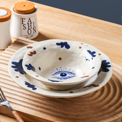 Retro Creative Ceramic Soup Plate