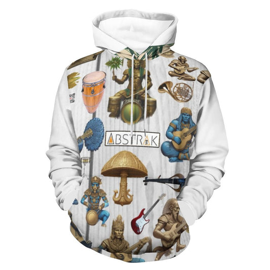 230gsm Men's Cool Hoodie with Double-layer Cap (All-Over Printing)