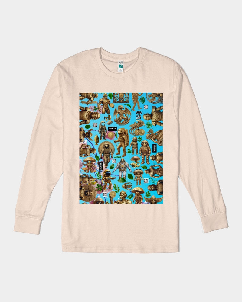 Mushroom Abstak Collection Unisex Long Sleeve Tee | Lane Seven