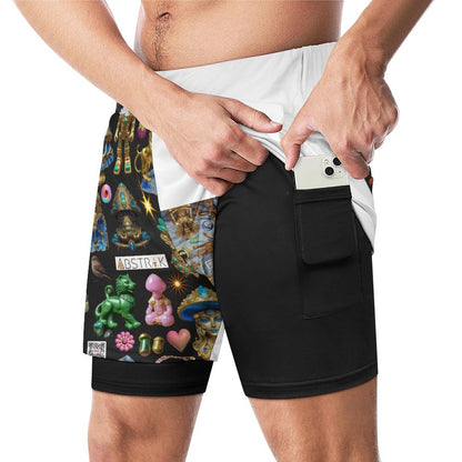 Men Beach Shorts with 4 Pockets DS076