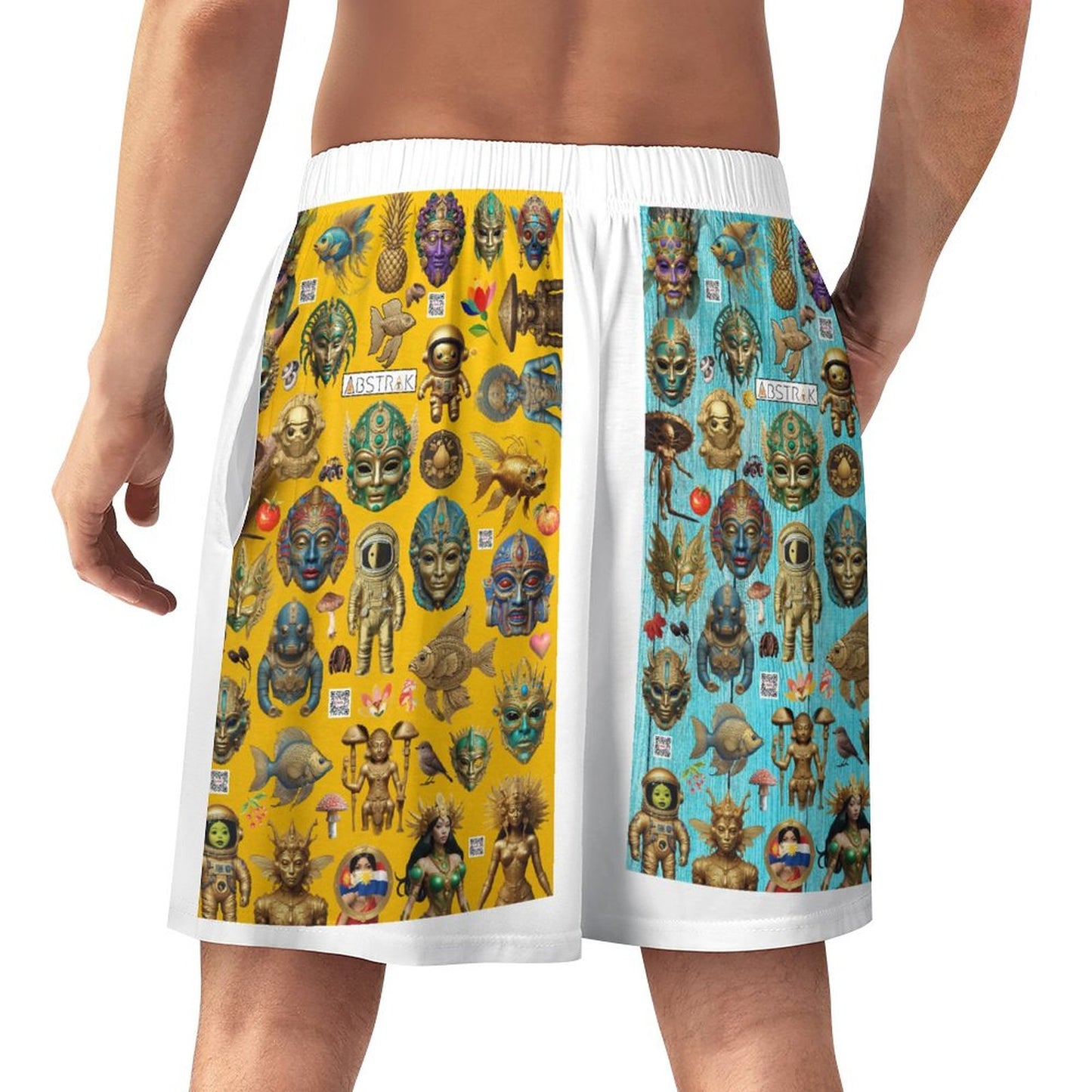 170gsm Pajama Shorts for Men LM012 (All-Over Printing)