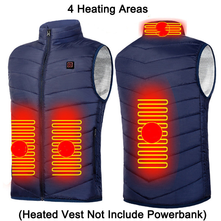 Winter USB Heating Jacket Men's And Women's Fashion Hunting Warm Clothing