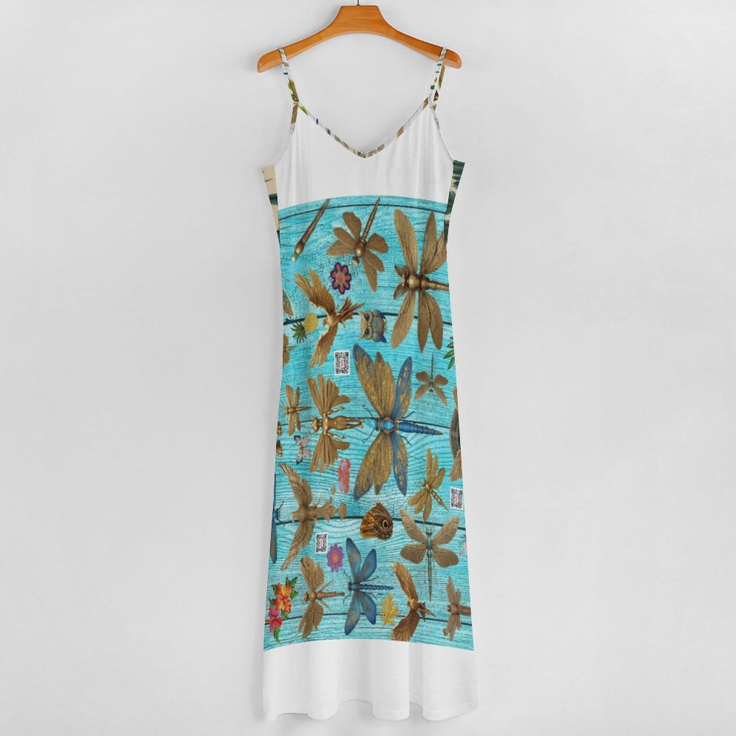 Ankle-length Slip Dress BDQ (All-Over Printing)