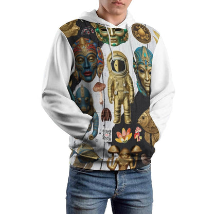 230gsm Men's Cool Hoodie with Double-layer Cap (All-Over Printing)