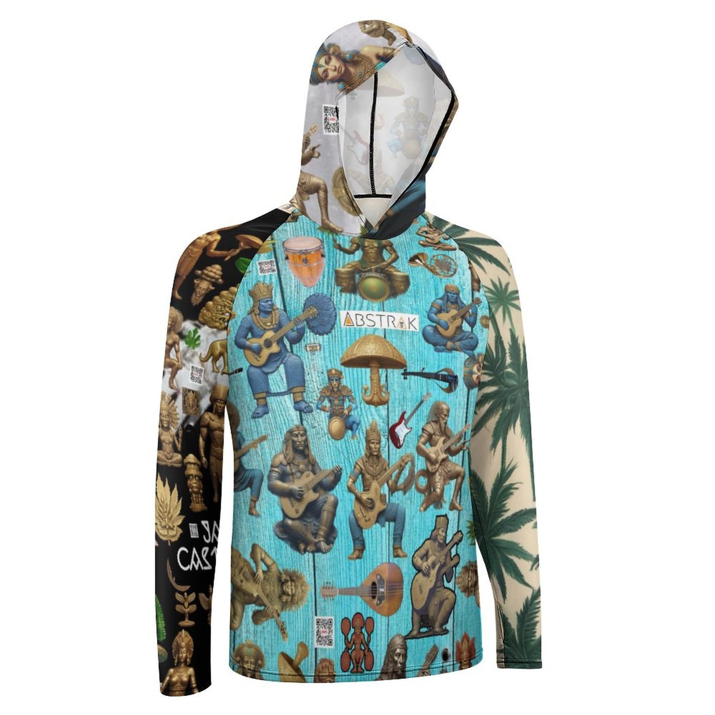 Men's Long Sleeve Hoodie NZ145 (All-Over Printing)