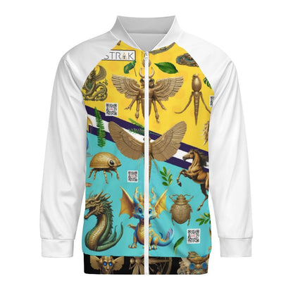 Raglan Zip-up Shirt WY10 (All-Over Printing)