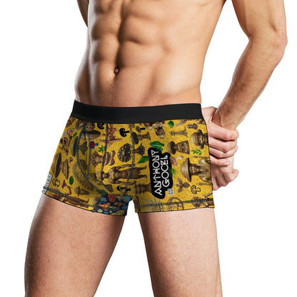 180gsm Milk Silk Men's Underwear K39 (All-Over Printing)