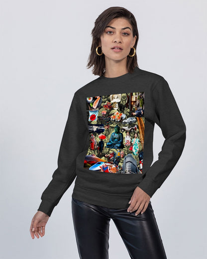 Trendy Abstrak Pattern Unisex Premium Crewneck Sweatshirt | Lane Seven