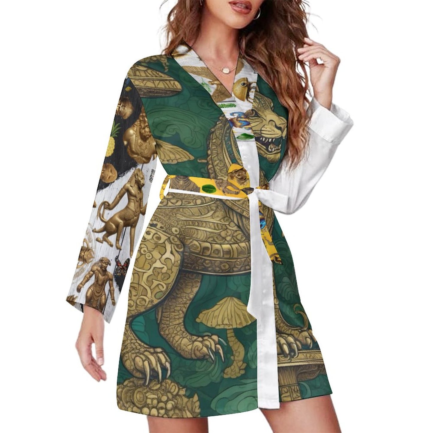 Long Sleeve Nightdress ASWQ (All-Over Printing)