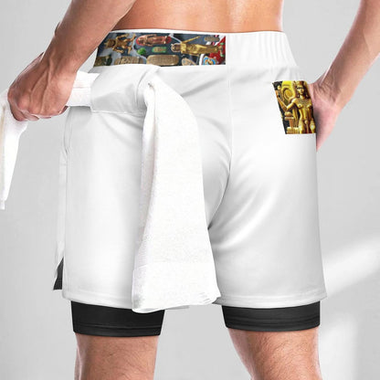 Men Beach Shorts with 4 Pockets DS076