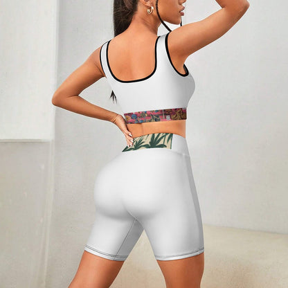 Custom Printed Yoga Workout Outfits YJ052