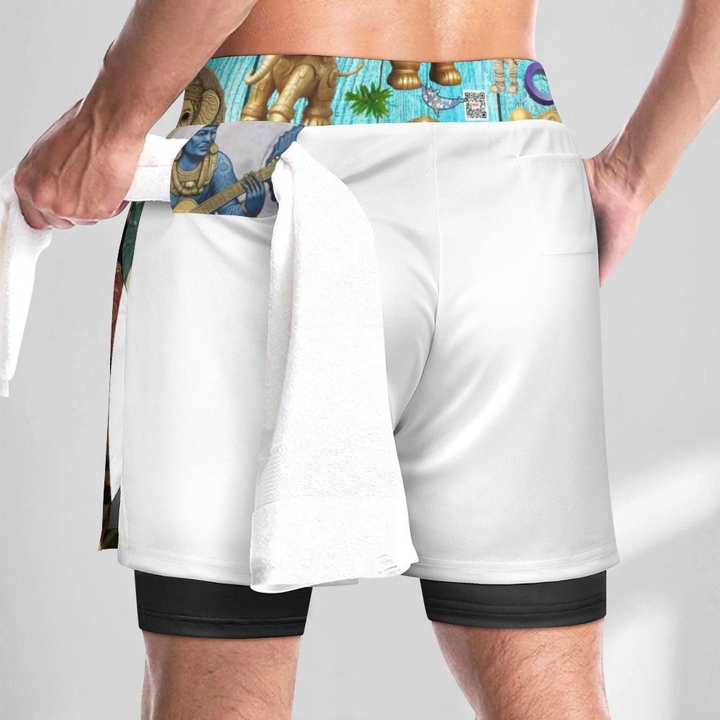 Men Beach Shorts with 4 Pockets DS076