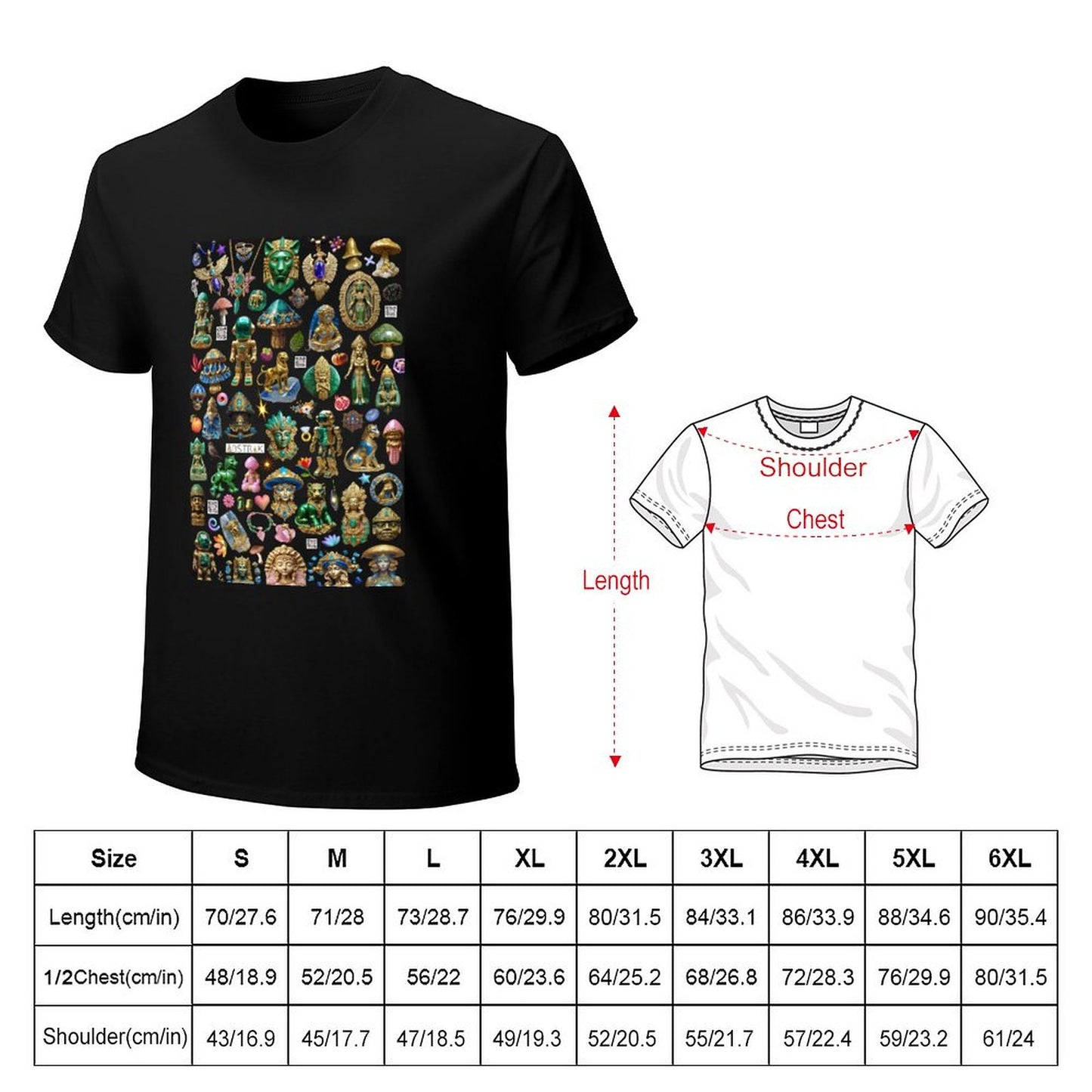 DTG 150gsm Short Sleeve Tshirt Men (High Definition & Dual-sided Printing)