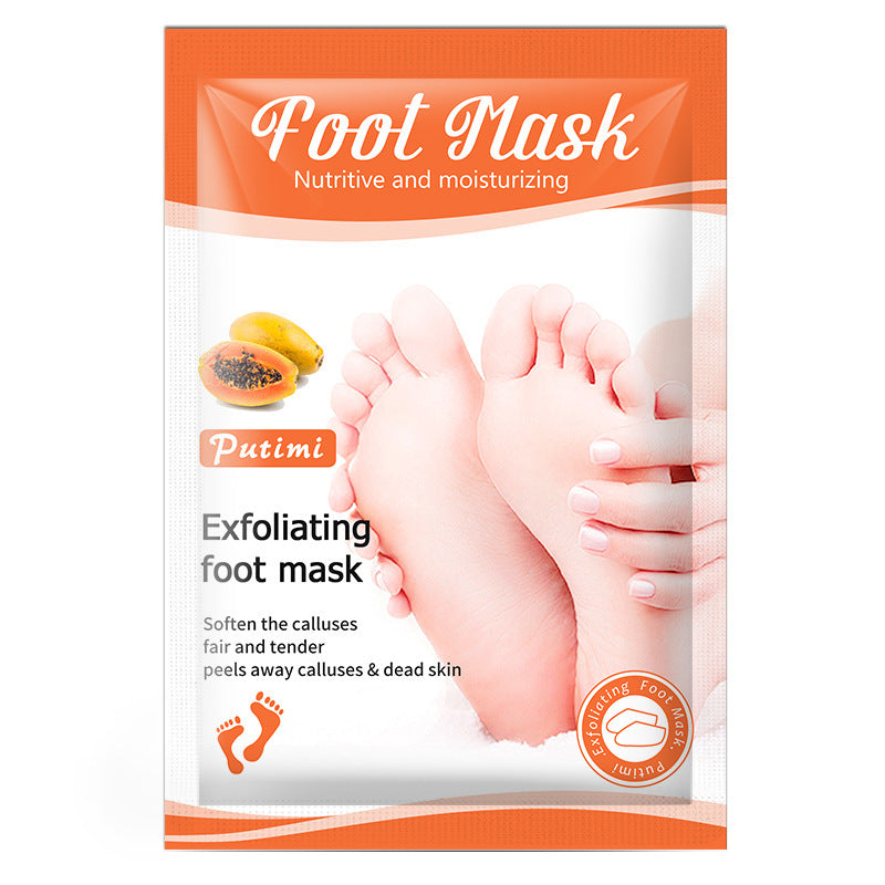 2024 New Exfoliating Foot Mask Foot SPA Pedicure Socks Removing Dead Skin Whitening Heels Feet Peeling Anti Cracked Foot Skin Care