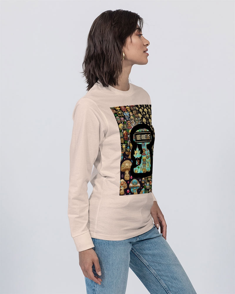 Alien Trendy Abstrak Collection Unisex Long Sleeve Tee | Lane Seven