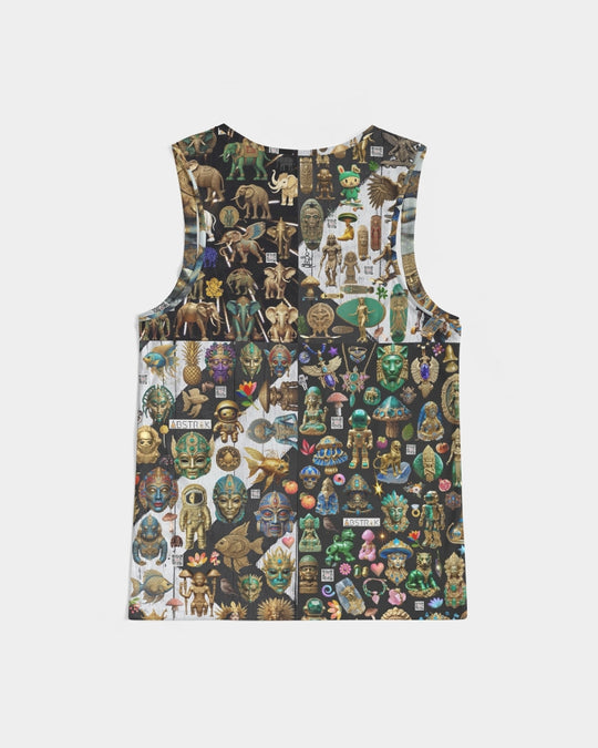 Abstraknyc Men's All-Over Print Sport Tank