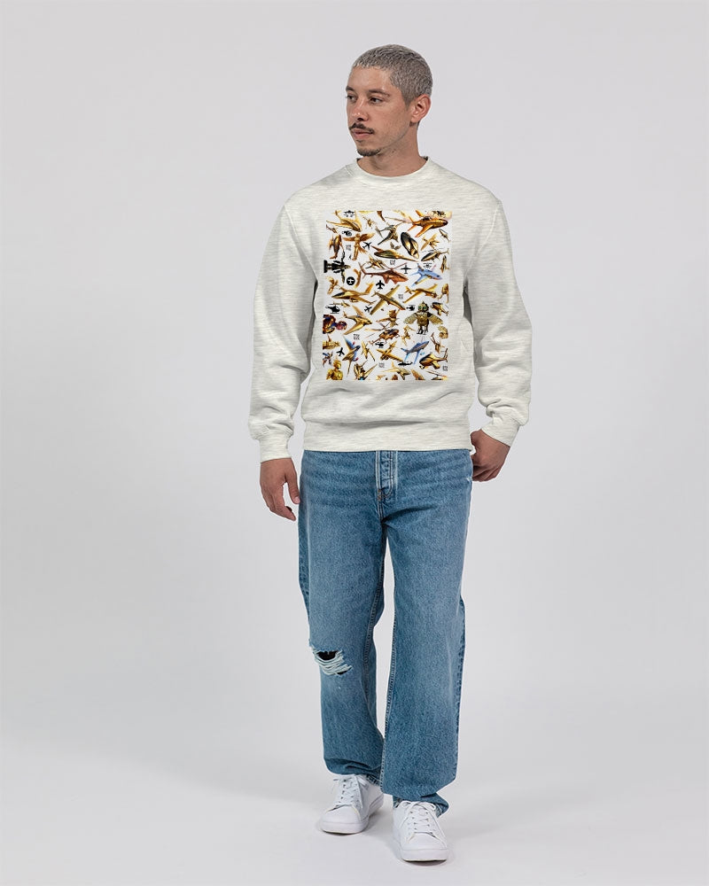 Planes Abstrak Unisex Premium Crewneck Sweatshirt | Lane Seven