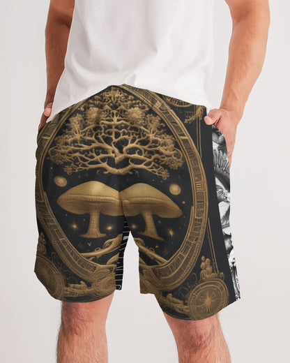 IMG_7080 Men's All-Over Print Jogger Shorts