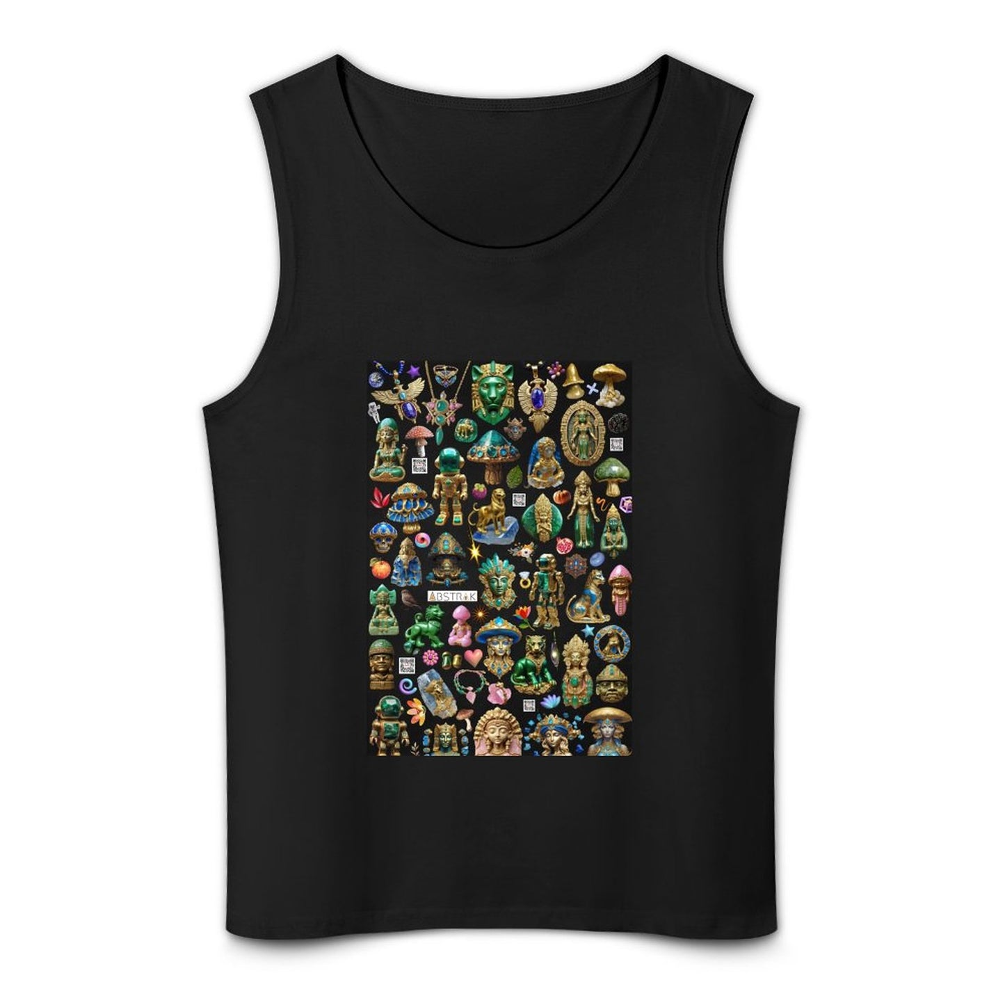 DTF 160gsm Men's Cotton Tank Top BX (Front Printing)