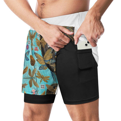 Men Beach Shorts with 4 Pockets DS076