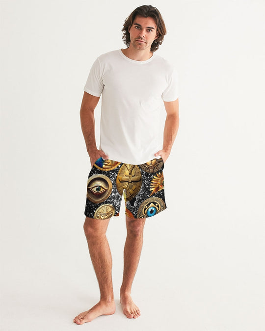 Evil Eye Abtrak Men's All-Over Print Swim Trunk