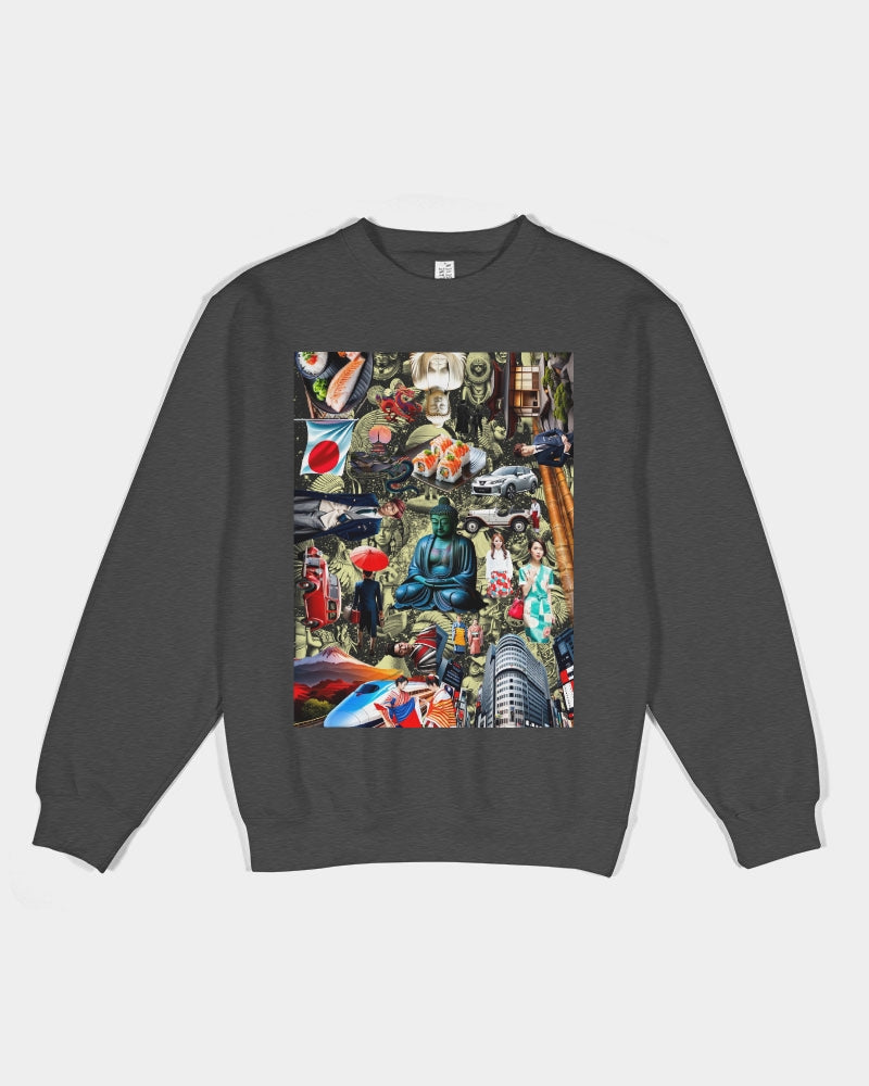 Trendy Abstrak Pattern Unisex Premium Crewneck Sweatshirt | Lane Seven