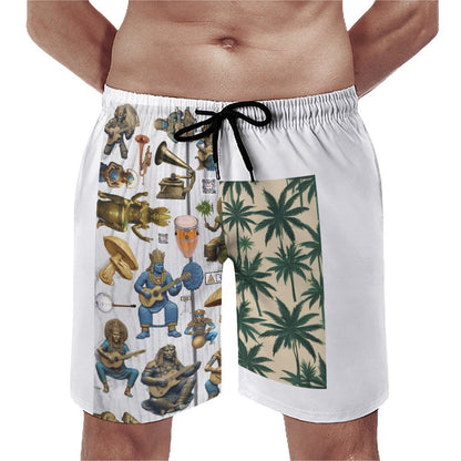 Men's Board Shorts D1P (All-Over Printing)