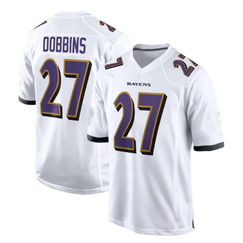 NFL Football Jersey Ravens 27 92 99 Ravens J.K. Dobbins Jersey3D Digital Printed Loose Oversized Men's and Women's Sports Top