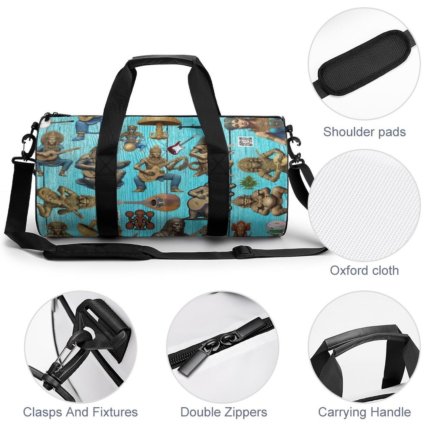 Foldable Duffel Gym Bag Q006