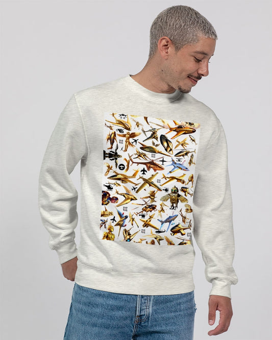 Planes Abstrak Unisex Premium Crewneck Sweatshirt | Lane Seven