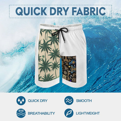 Men's Board Shorts D1P (All-Over Printing)