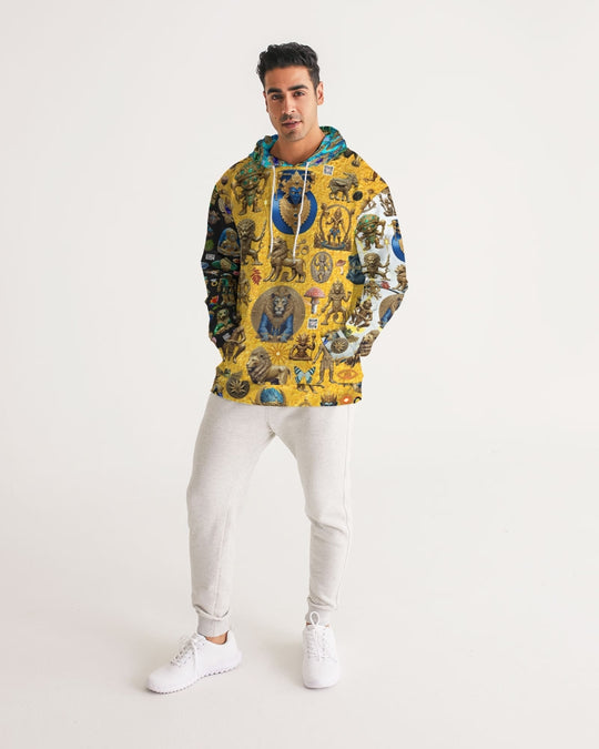 Abstraknyc Men's All-Over Print Hoodie