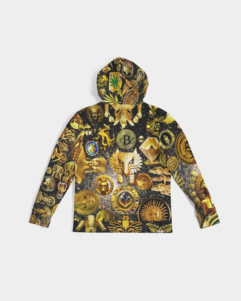 Ancient Abstrak Men's All-Over Print Hoodie