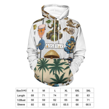 230gsm Printed Hoodie for Men (All-Over Printing)