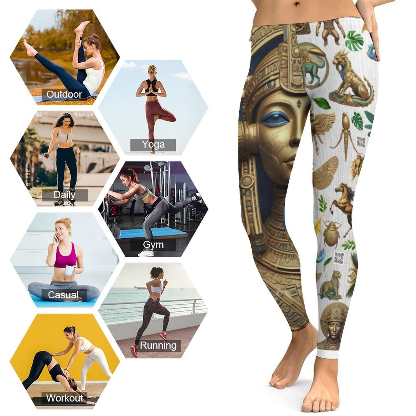 Hot Yoga Pants for Women SY010 (All-Over Printing)