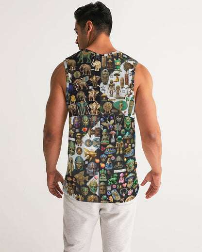 Abstraknyc Men's All-Over Print Sport Tank