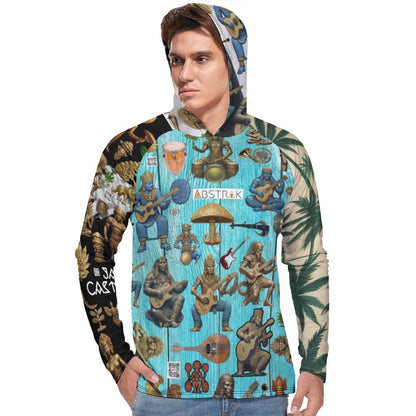 Men's Long Sleeve Hoodie NZ145 (All-Over Printing)